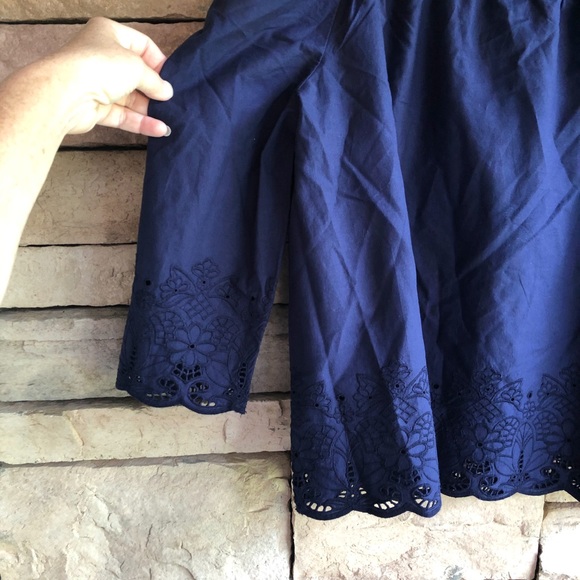 Tommy Hilfiger navy off shoulder blouse NWT - Picture 9 of 15